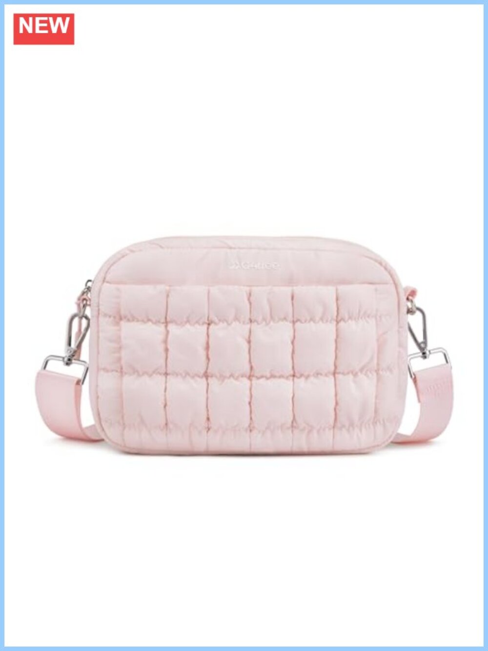 Quilted Puffer Crossbody Bag Lightweight Small Purse Clutch Shoulder Handbag